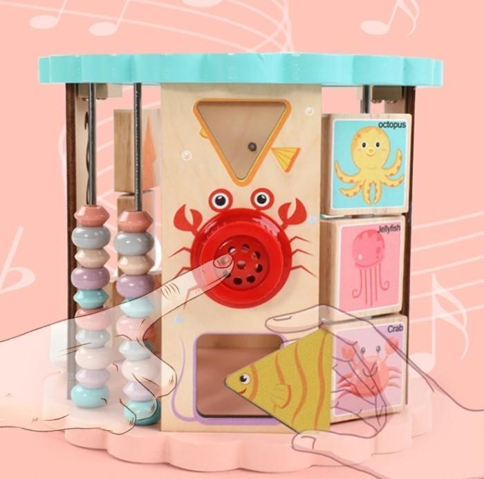 Деревянный музыкальный уникуб Oray морские жители - фото 7 Деревянный музыкальный уникуб Oray морские жители - фото 7