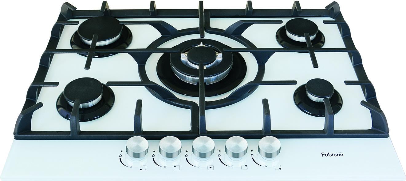 Газовая панель Fabiano FHG 10-55 VGH-T Glass White