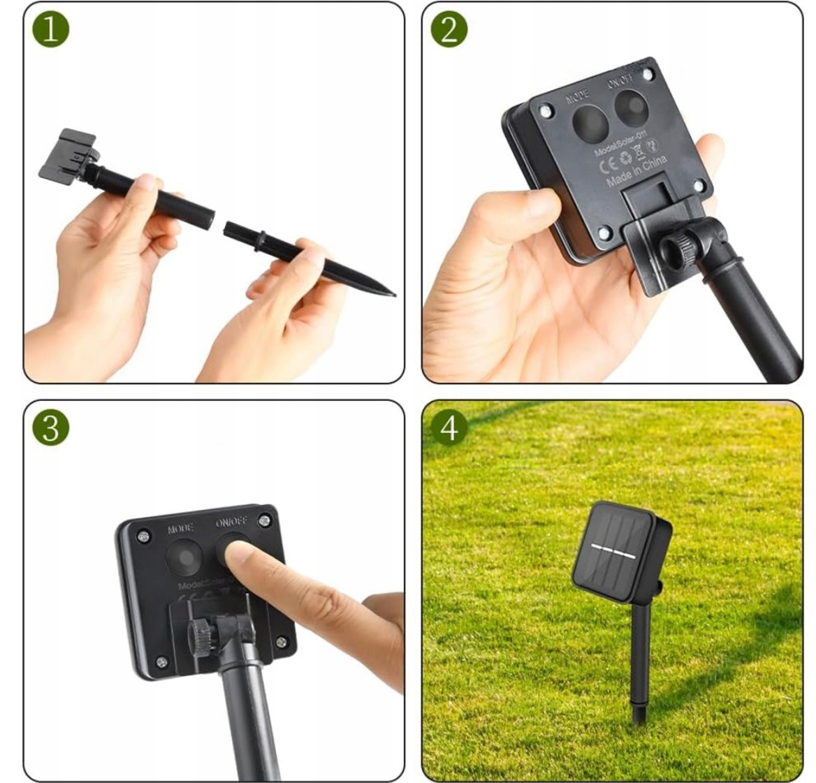 Декоративная садовая гирлянда GardenLine SOL3774 на солнечной батарее 11,9 м 100 LED Теплый белый - фото 13