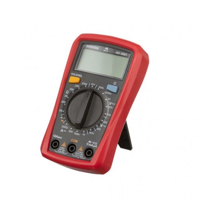 Мультиметр цифровий Intertool MD-0001 CAT II-300В/CAT I-600В