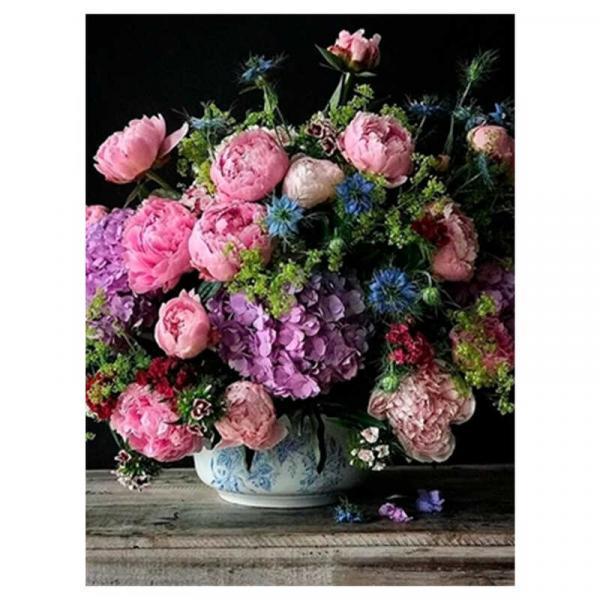 Алмазна мозаїка TK Group Вишуканий букет 40х30 см з рамкою в коробці (GB77492-mt)