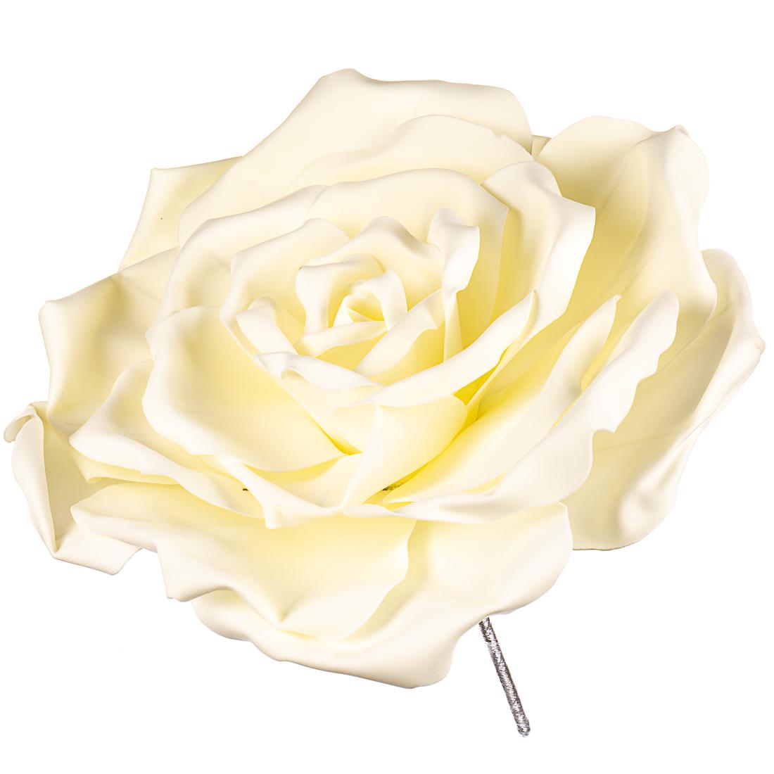 Цветок для фотозоны средний 28 см Белый (0383JA-В)