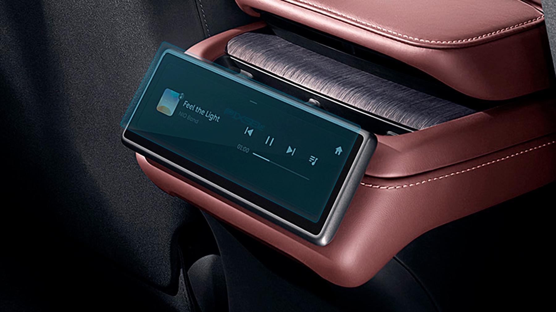 Скло захисне Pixsel гібридне глянець на задній клімат NIO EC7 7,1“ 2023