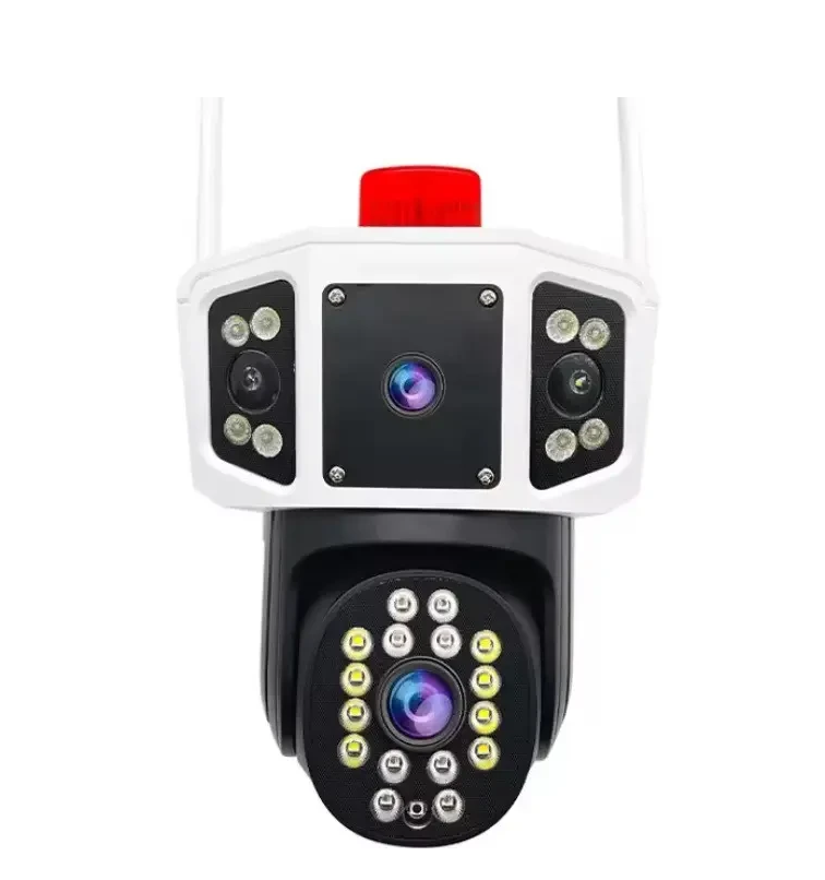 Камера IP беспроводная поворотная уличная Wi-Fi YC 101 4Мп с двумя объективами (9410) Камера IP беспроводная поворотная уличная Wi-Fi YC 101 4Мп с двумя объективами (9410)