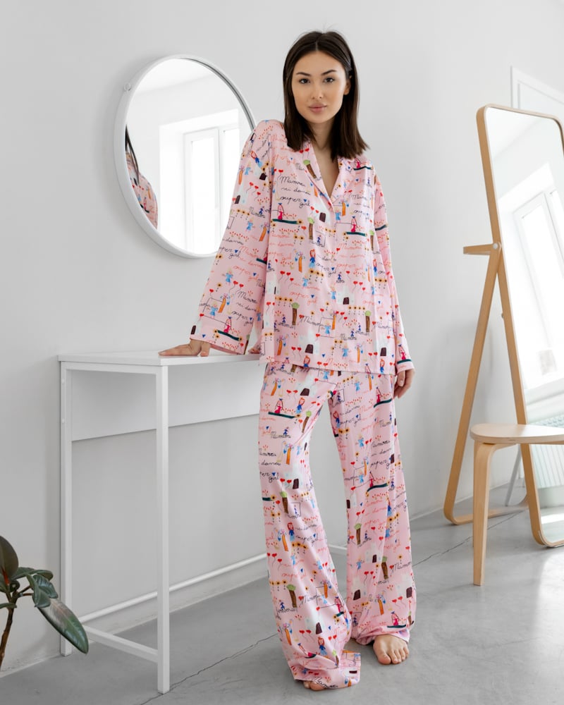 Пижама женская Модельер 31234 р. 42 Разноцветный (17293)