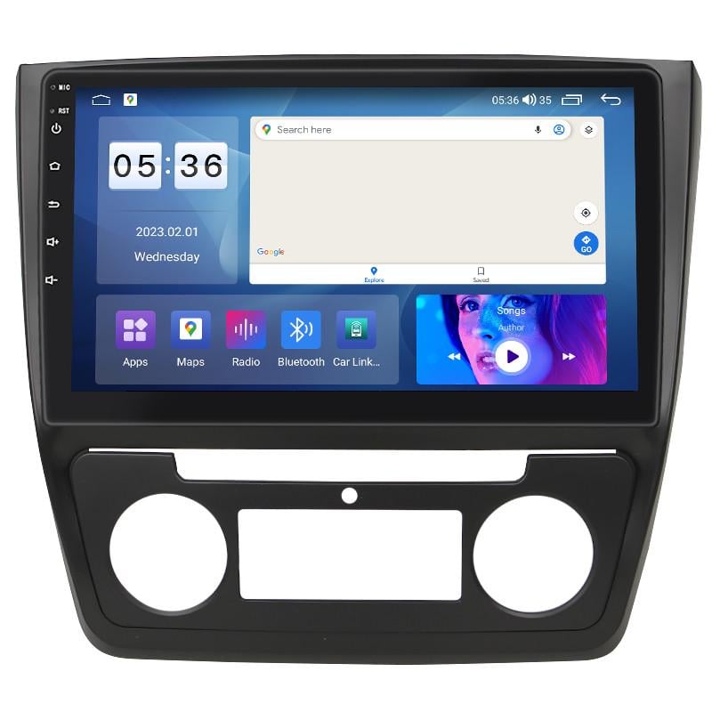 Автомагнітола штатна Lesko для Skoda Yeti I Рестайлінг type B 2013-2018 2/32Gb CarPlay 4G Wi-Fi GPS Prime 10" (25714028)