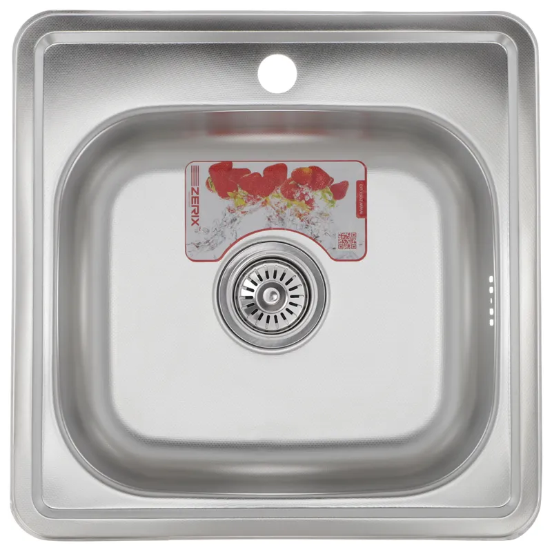 Мийка для кухні Zerix Z4848-06-160D decor (ZM0558)