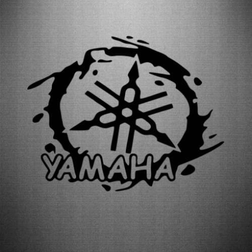 Наклейка Yamaha Moto 25x19,7 см (26621540)
