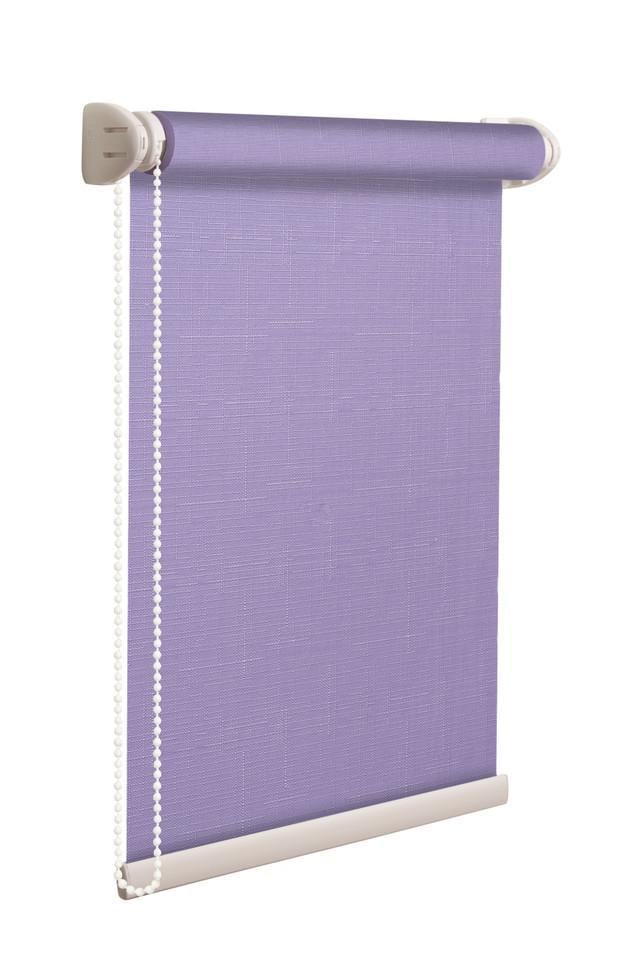 Ролета тканинна NewTex Льон LUX 61х165 см Фіолетовий (7438) - фото 1 Ролета тканинна NewTex Льон LUX 61х165 см Фіолетовий (7438) - фото 1