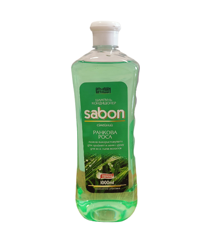 Шампунь-кондиционер Армони Sabon Утренняя роса 1л