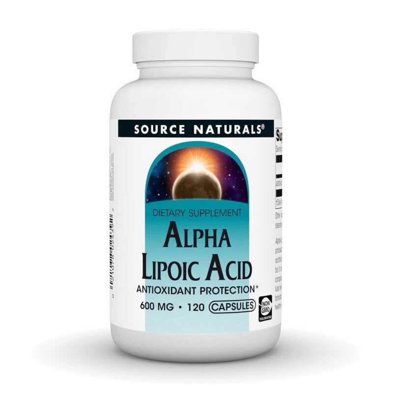 Альфа-ліпоєва кислота Source Naturals Alpha Lipoic Acid 600 mg 120 капс.