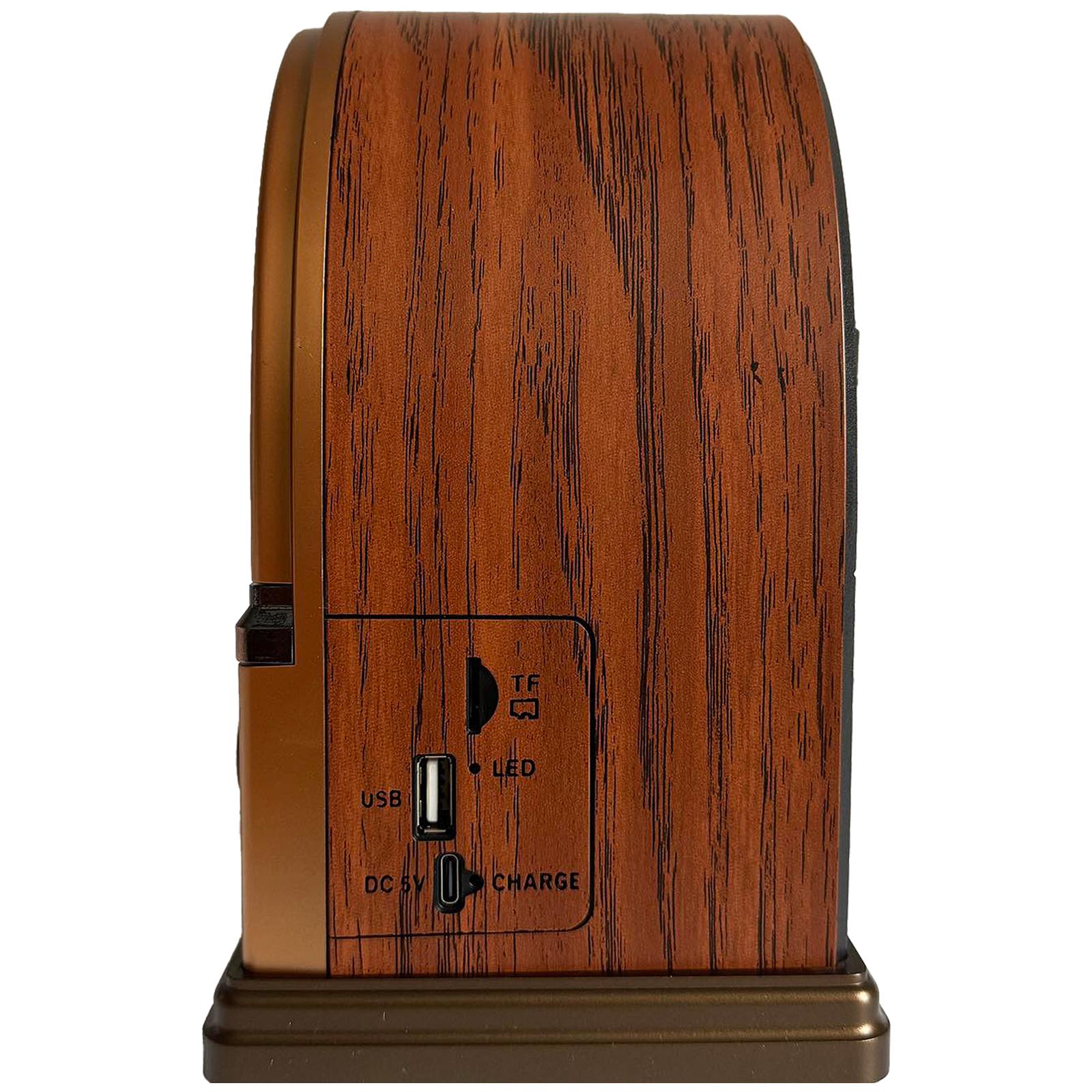 Радіоприймач вінтажний M-Amazup RD-X7 Ретро AM/FM/SW Bluetooth USB-зарядка та акумулятор Dark Brown (24086695) - фото 2 Радіоприймач вінтажний M-Amazup RD-X7 Ретро AM/FM/SW Bluetooth USB-зарядка та акумулятор Dark Brown (24086695) - фото 2