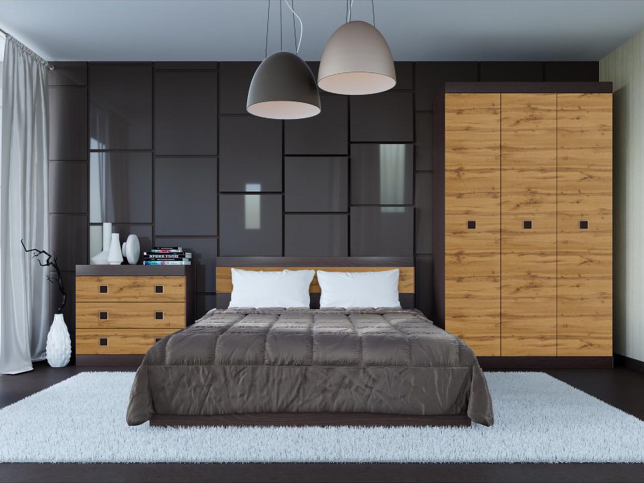 Спальня дитяча Еверест Соната 11 Венге темний/Дуб крафт золотий - фото 1 Спальня дитяча Еверест Соната 11 Венге темний/Дуб крафт золотий - фото 1