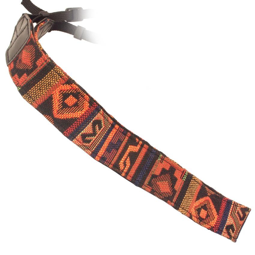 Ремень нашейный Ethnic Straps для фото камеры Coral black
