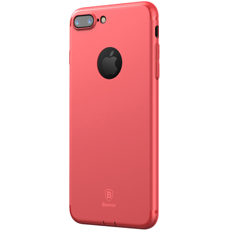 Чехол для телефона Baseus iPhone 8 Plus/7 Plus Simple Solid Red (ARAPIPH7P-MS09) - фото 2