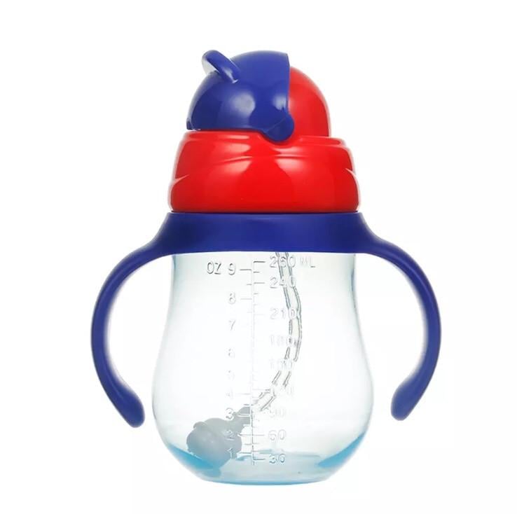 Поильник непроливайка Bimbo 260-ML с силиконовой трубочкой 260 мл Синий (1204573234) Поильник непроливайка Bimbo 260-ML с силиконовой трубочкой 260 мл Синий (1204573234)