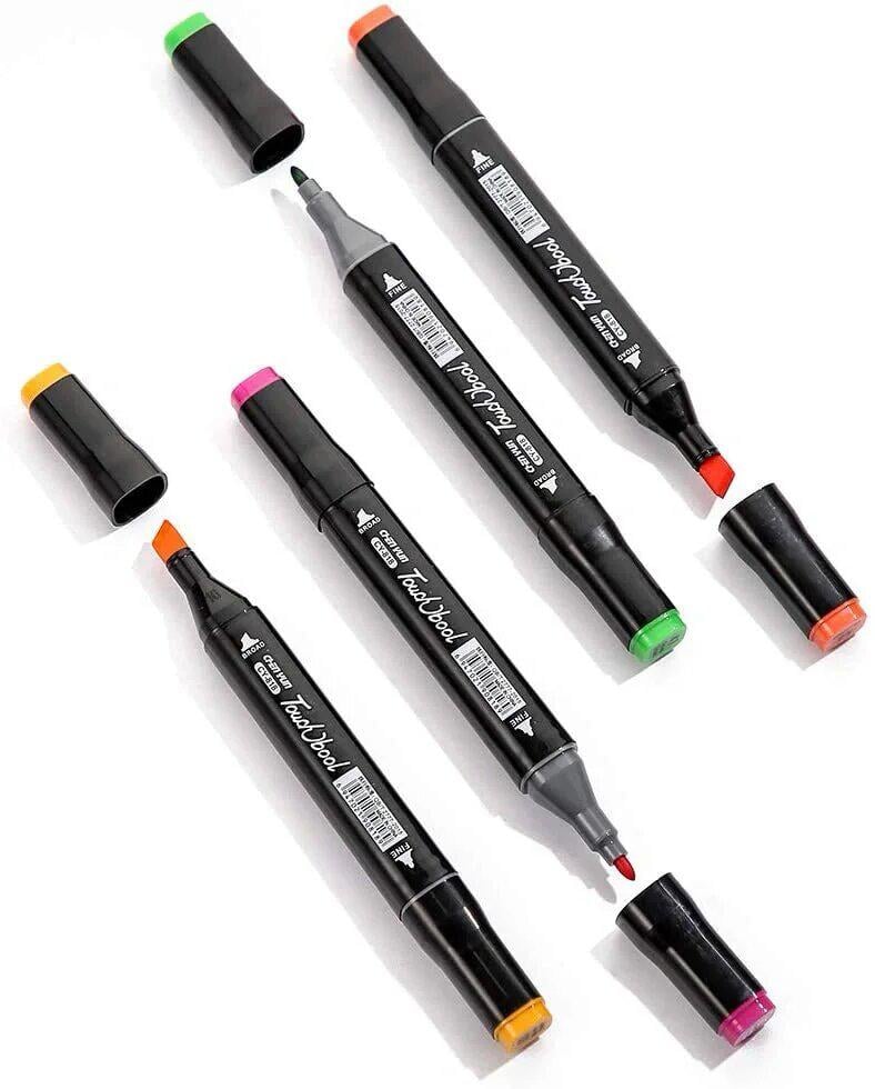 Набір двосторонніх скетч маркерів для малювання Touch 36 шт. - фото 4