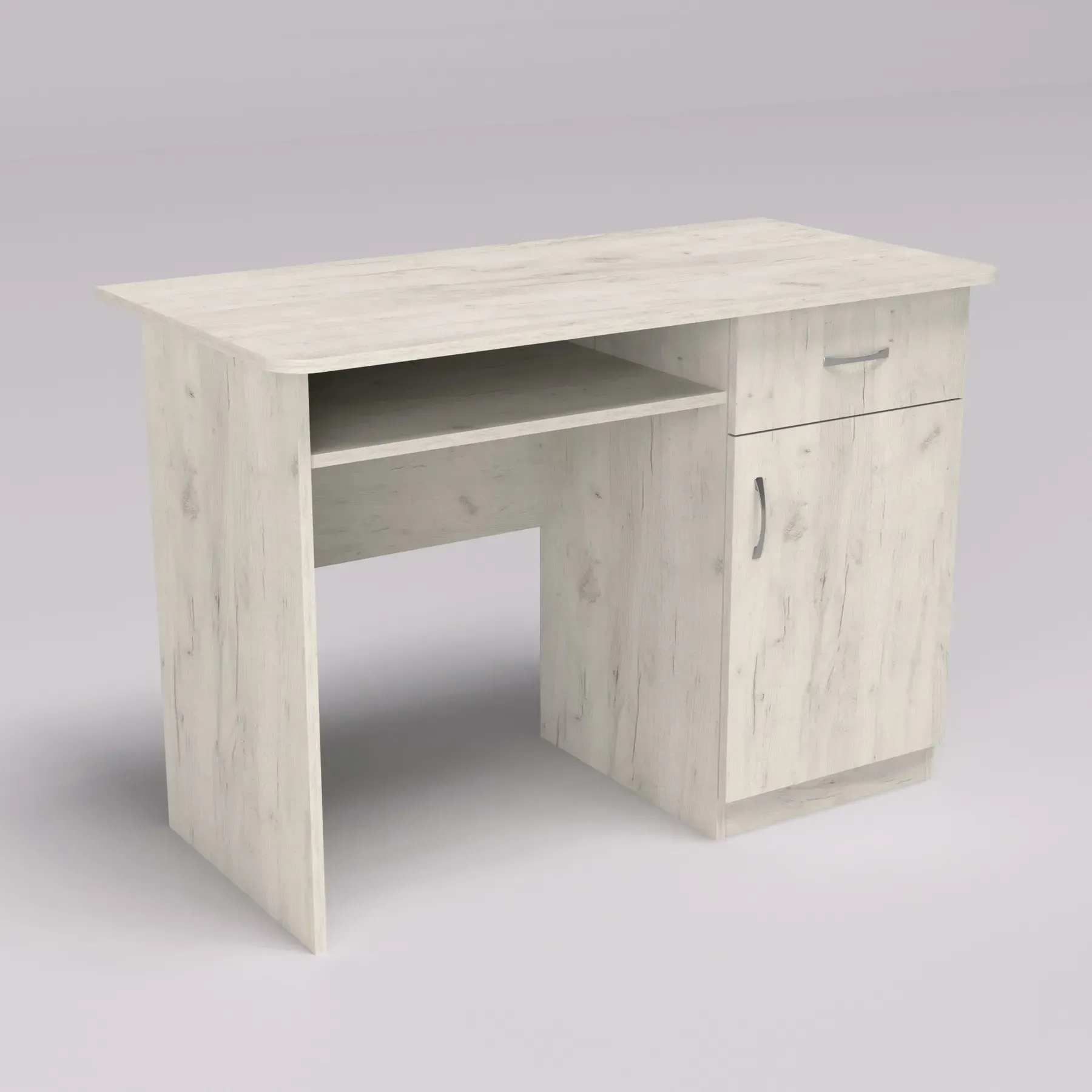 Стол письменный Kontinent СП-1 No10 110х55х76 см Дуб Крафт Белый (55767904) - фото 2 Стол письменный Kontinent СП-1 No10 110х55х76 см Дуб Крафт Белый (55767904) - фото 2