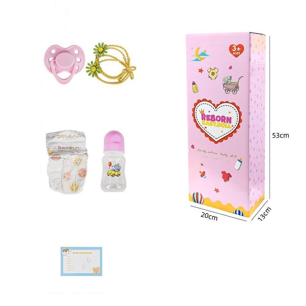 Кукла Reborn Злата винил-силиконовая с соской/бутылочкой 55 см (1723663458) - фото 8