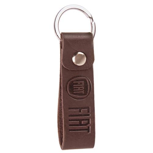 Брелок Vitol Fiat кожаный с кольцом Brown (258393)