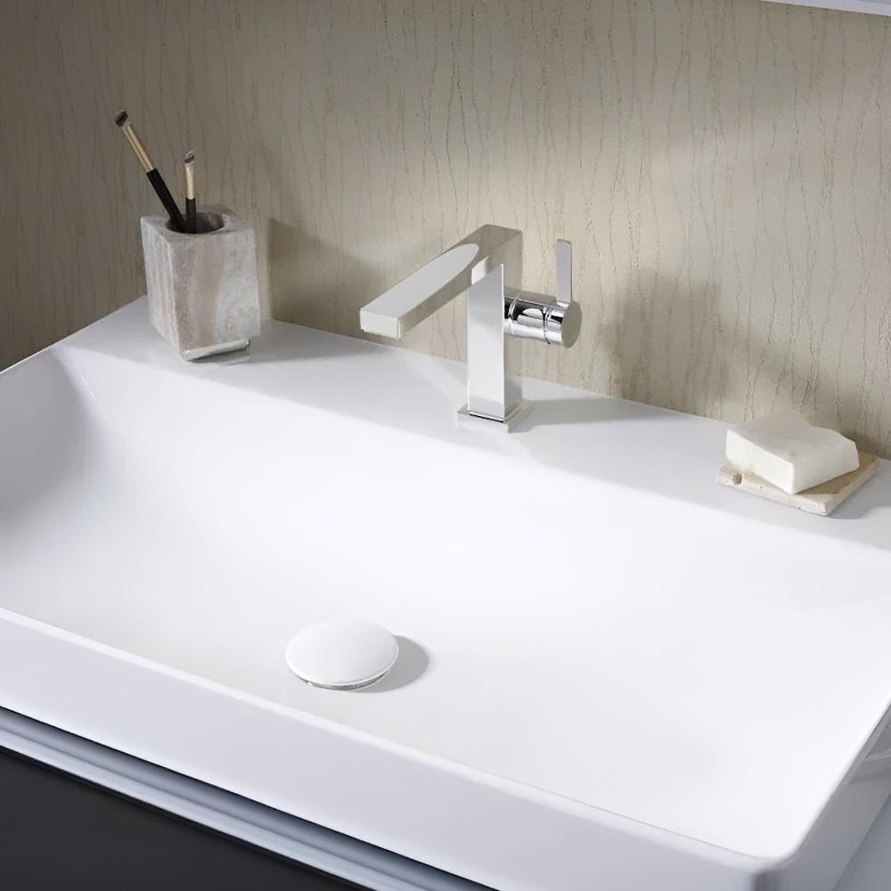 Смеситель для раковины Hansgrohe Tecturis E однорычажный Хром глянцевый (73021000)