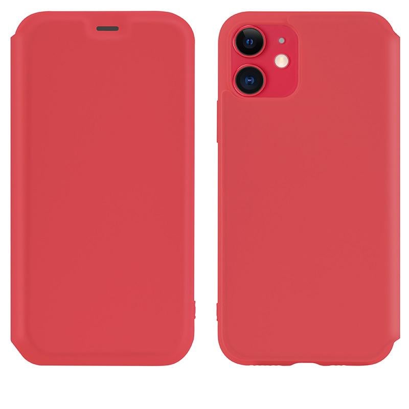 Чехол-книжка HOCO Colorful series liquid silicone для Phone11 red