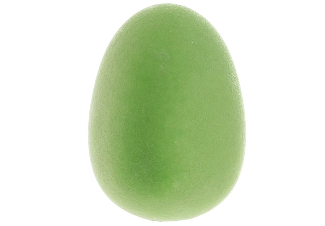 Набор яиц декоративных BonaDi с флоковым напылением 13 см 6 шт. Зеленый лаймовый (113-081)