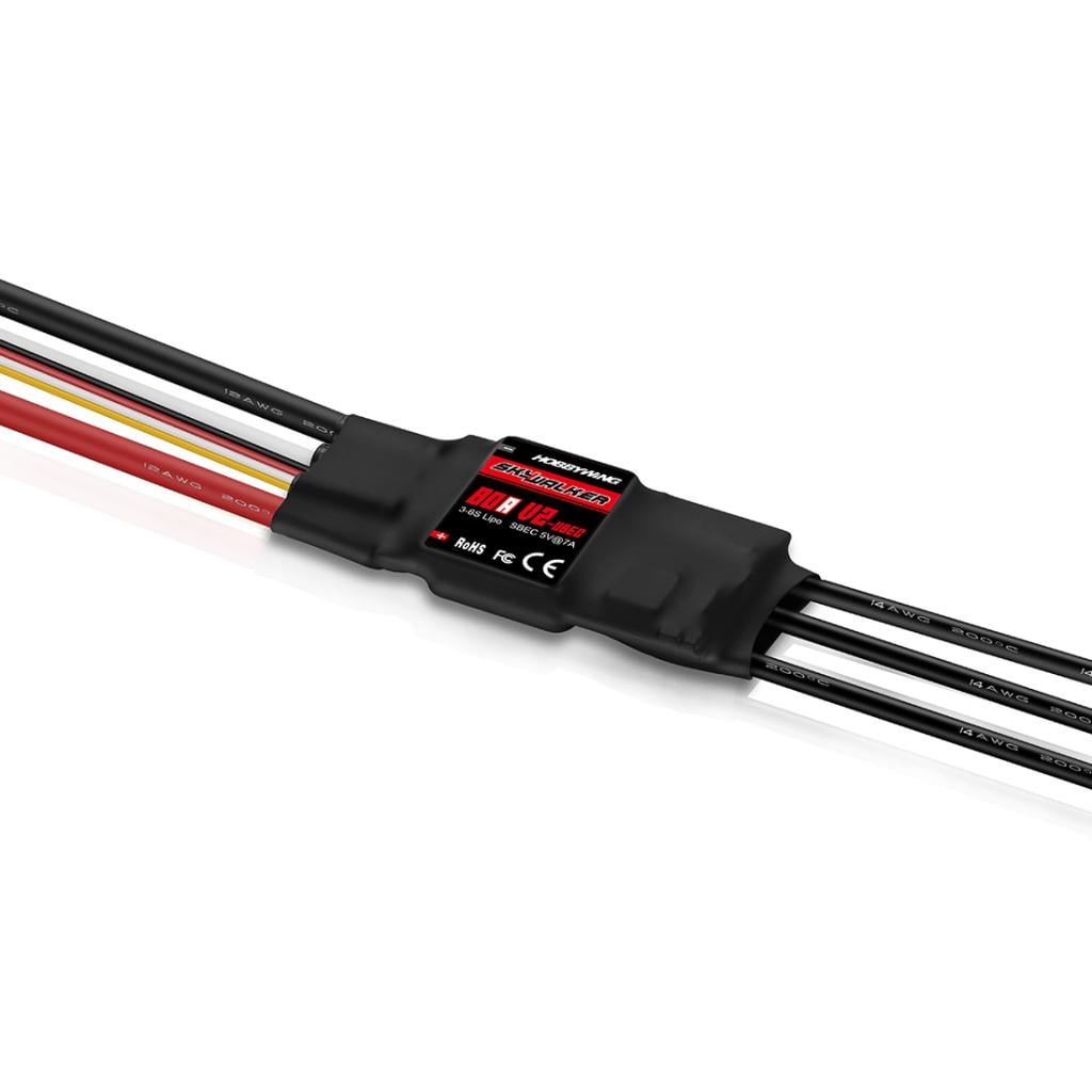 Регулятор хода ESC HobbyWing Skywalker 80A ESC V2 (HP0038.0105-V2)
