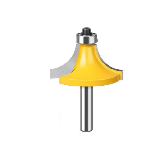 Фреза по дереву радиусная кромочно калевочная Ø 44 мм/R 15,9 мм/хвостовик 8 мм (F575-44)