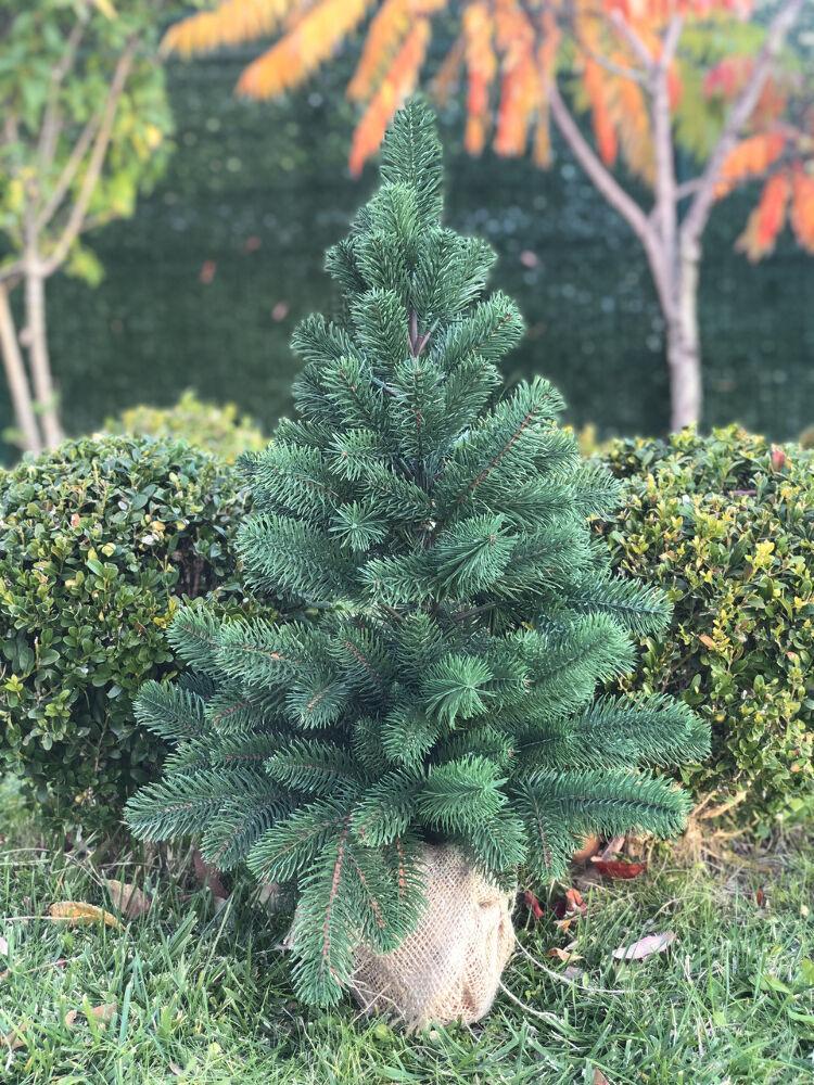 Ялинка лита Premium в мішковині 70 см Зелений (100/70/G) - фото 10 Ялинка лита Premium в мішковині 70 см Зелений (100/70/G) - фото 10