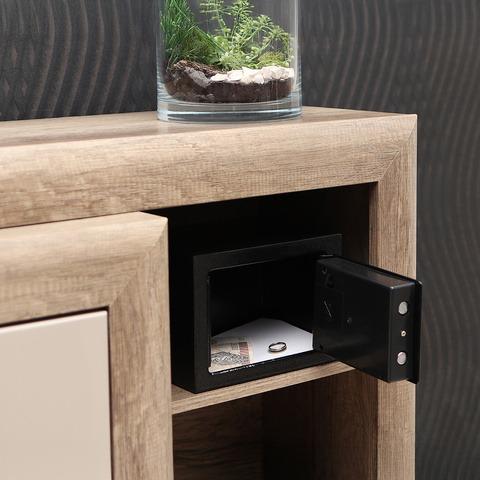 Сейф с электронным замком и ключами для дома/офиса/готеля Черный - фото 12