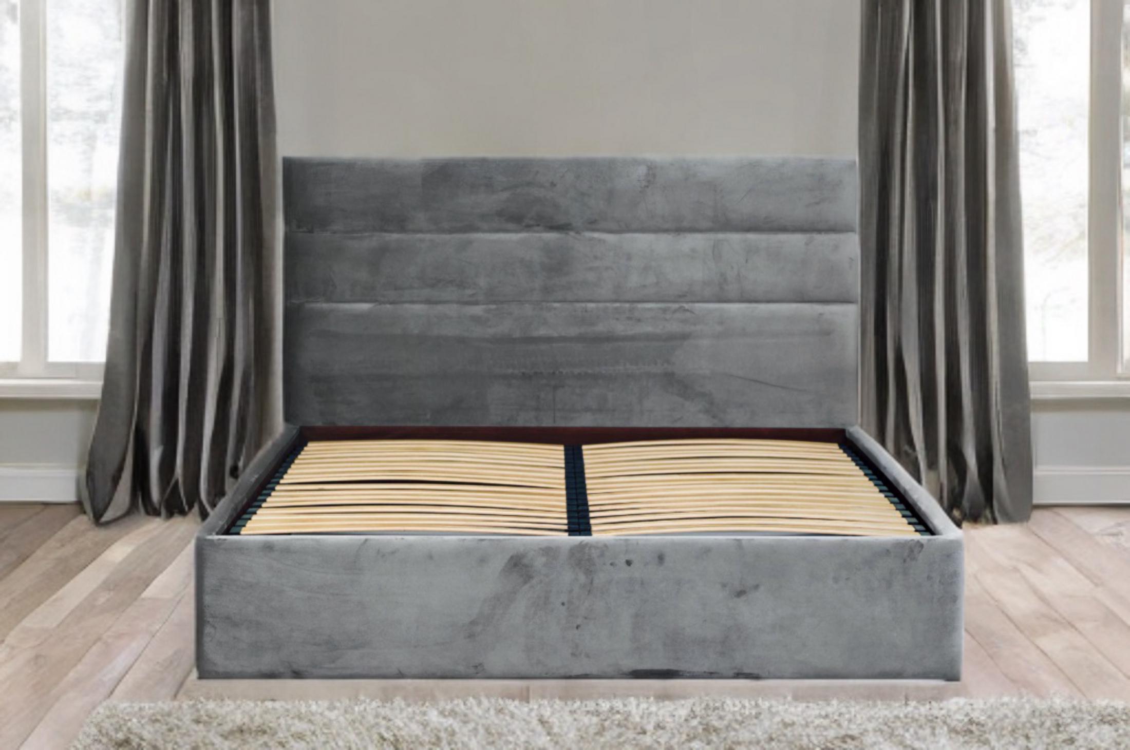 Ліжко RidneTut Edison Lite Lili 94 160х200 см Сірий (33435-1112194) - фото 4 Ліжко RidneTut Edison Lite Lili 94 160х200 см Сірий (33435-1112194) - фото 4