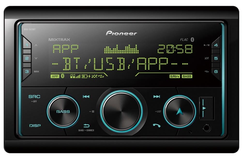 Автомагнітола Pioneer MVH-S620BT 2-DIN (54533) - фото 2