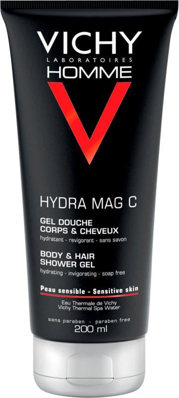 Гель для душу Vichy Homme Hydra-Mag C для тіла та волосся 200 мл (56118)