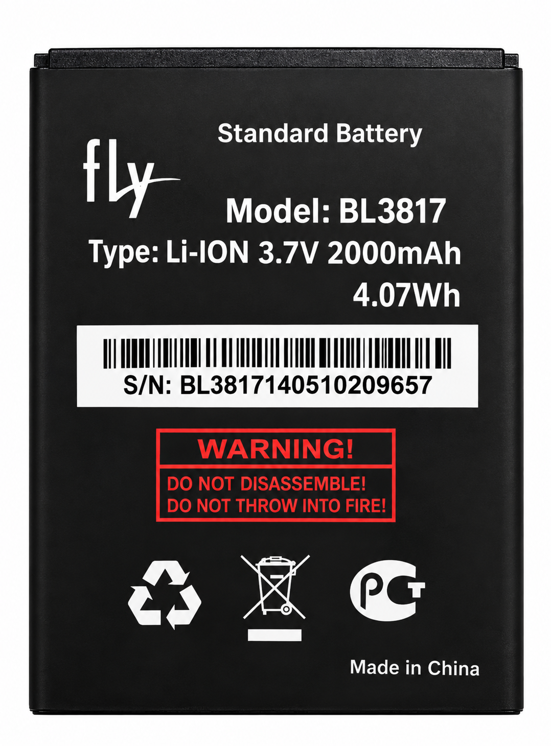 Аккумулятор BL3817 для Fly IQ4417 2000 mAh (3510949)