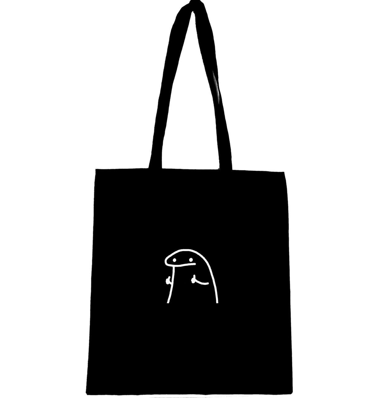 Эко-сумка с принтом Человечек (166)