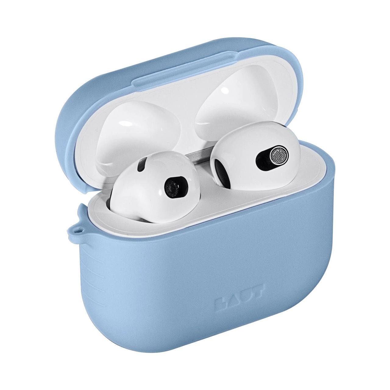 Чехол силиконовый для наушников Laut POD Case for AirPods 3 Powder Blue (L_AP4_POD_PB)