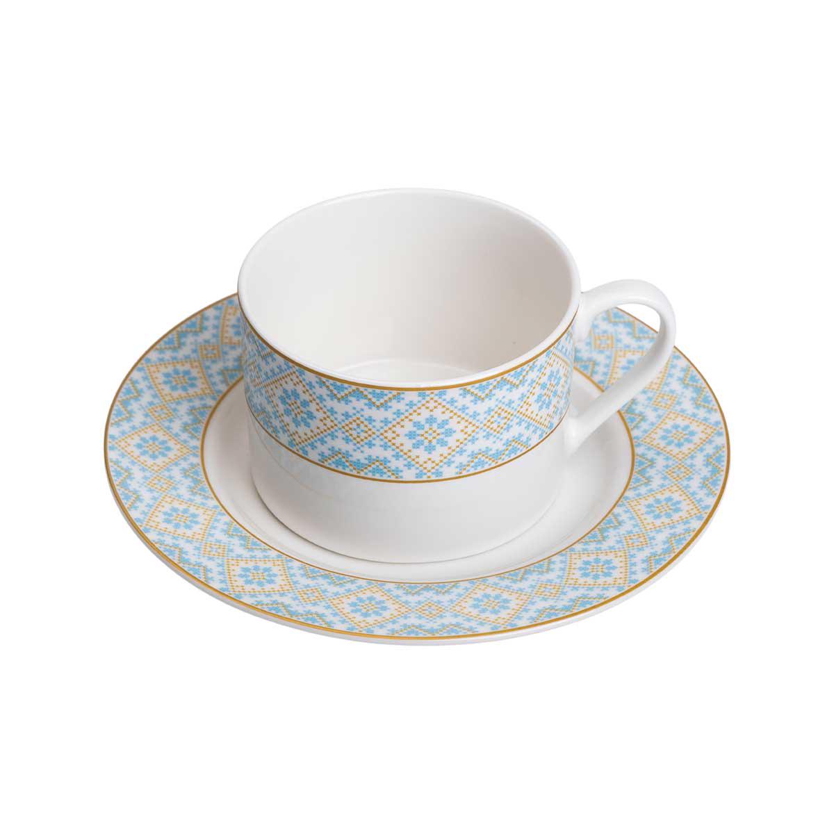 Чашка керамічна Ethnic 250 мл Білий - фото 2 Чашка керамічна Ethnic 250 мл Білий - фото 2