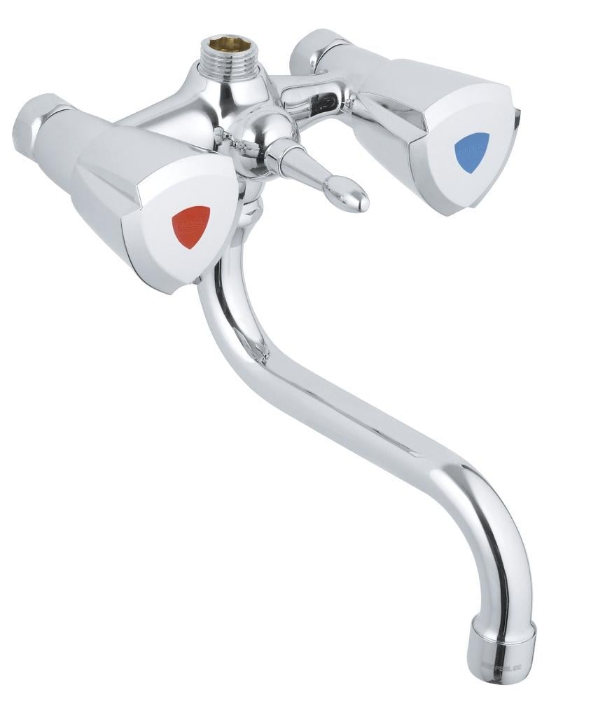 Смеситель для ванны Grohe Costa Trend 26013000 двухвентильный Хром (67389)