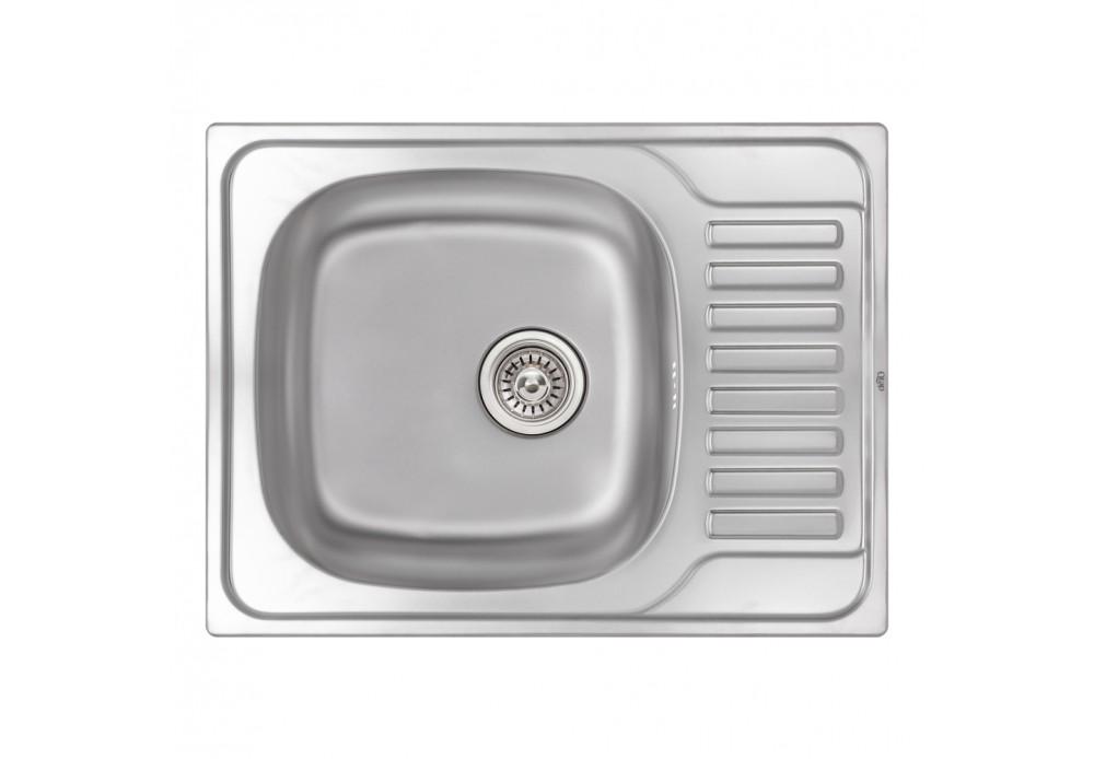 Кухонна мийка Q-tap 6550 0,8 мм Micro Decor (QT6550MICDEC08)