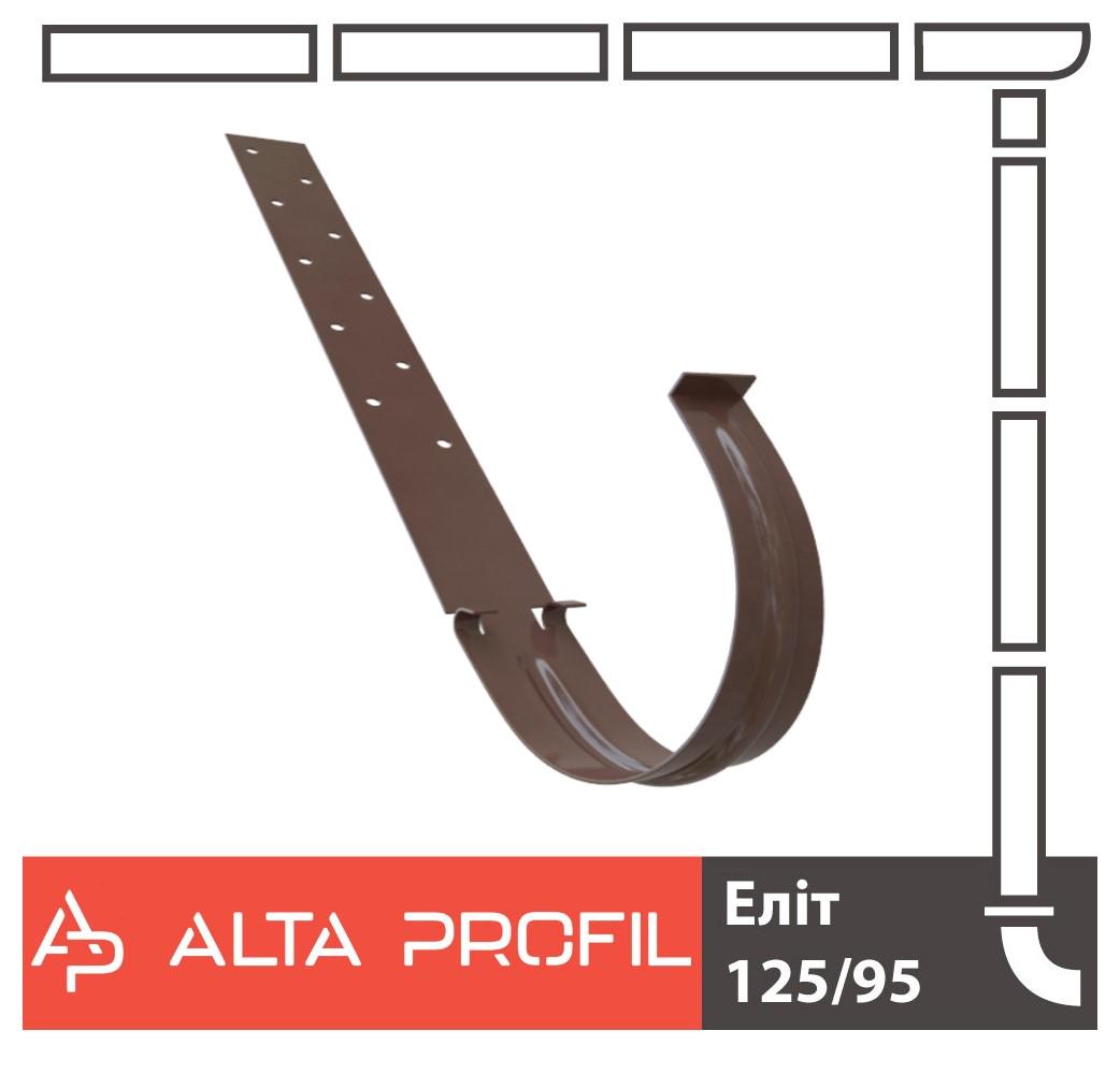 Кронштейн желоба стальной Alta Profil 125 система Коричневый (18169843) - фото 2