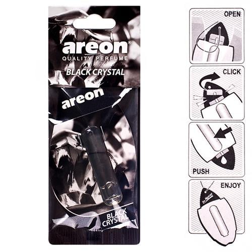 Освежитель воздуха жидкий листик Areon Liquid Black Crystal 5 мл (LR01)