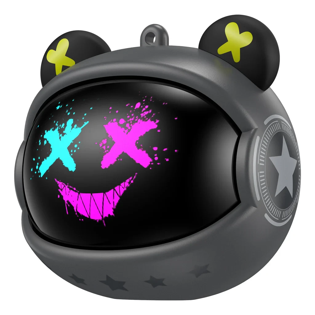 Наушники игровые беспроводные Onikuma T20 TWS с киберпанковым дизайном Bluetooth 5.3 45 мс Черный (2696784373) Наушники игровые беспроводные Onikuma T20 TWS с киберпанковым дизайном Bluetooth 5.3 45 мс Черный (2696784373)