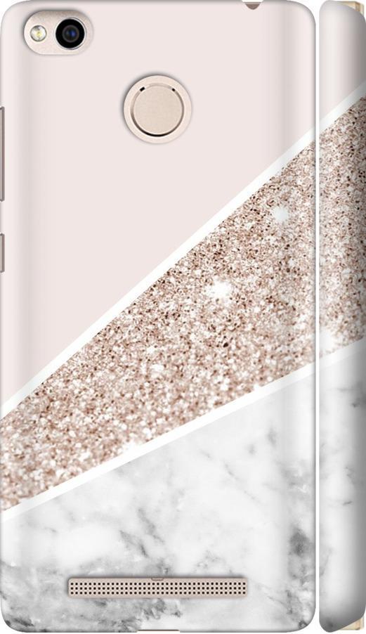Чехол на Xiaomi Redmi 3x Пастельный мрамор (4342m-441-42517)