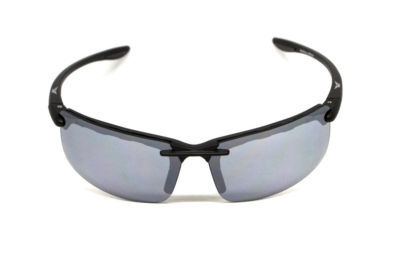 Очки защитные Global Vision Wheelin зеркальные Серый в черной оправе (69962426490400) - фото 3 Очки защитные Global Vision Wheelin зеркальные Серый в черной оправе (69962426490400) - фото 3