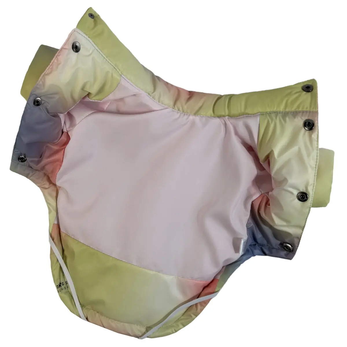 Куртка Dogs Bomba с фиксаторами р. 8 Тайдай желтый (K-84/8) - фото 4