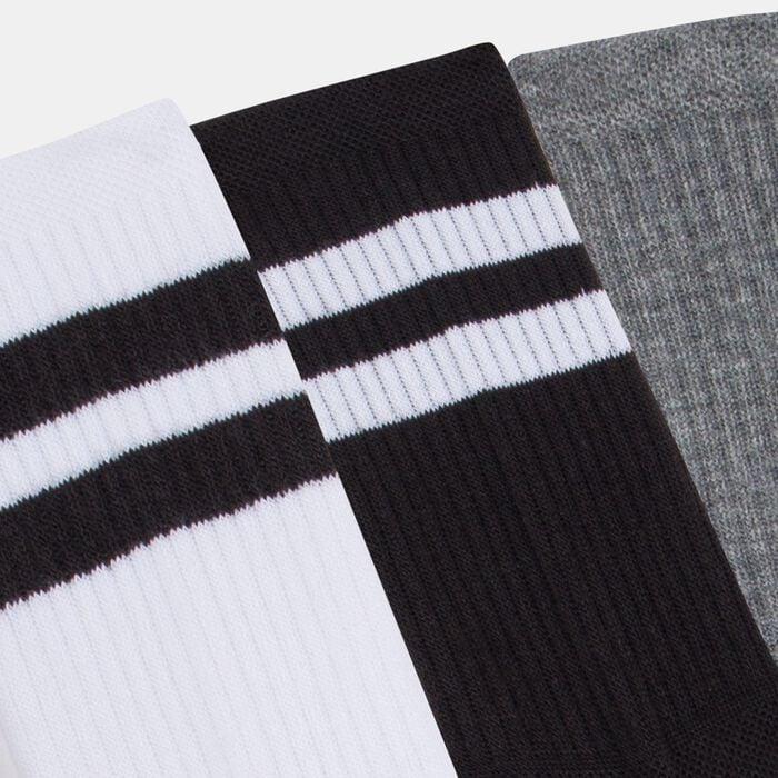 Шкарпетки чоловічі Under Armour Essential 6pk Crew M Білий/Сірий/Чорний (1387058-101 M) - фото 2