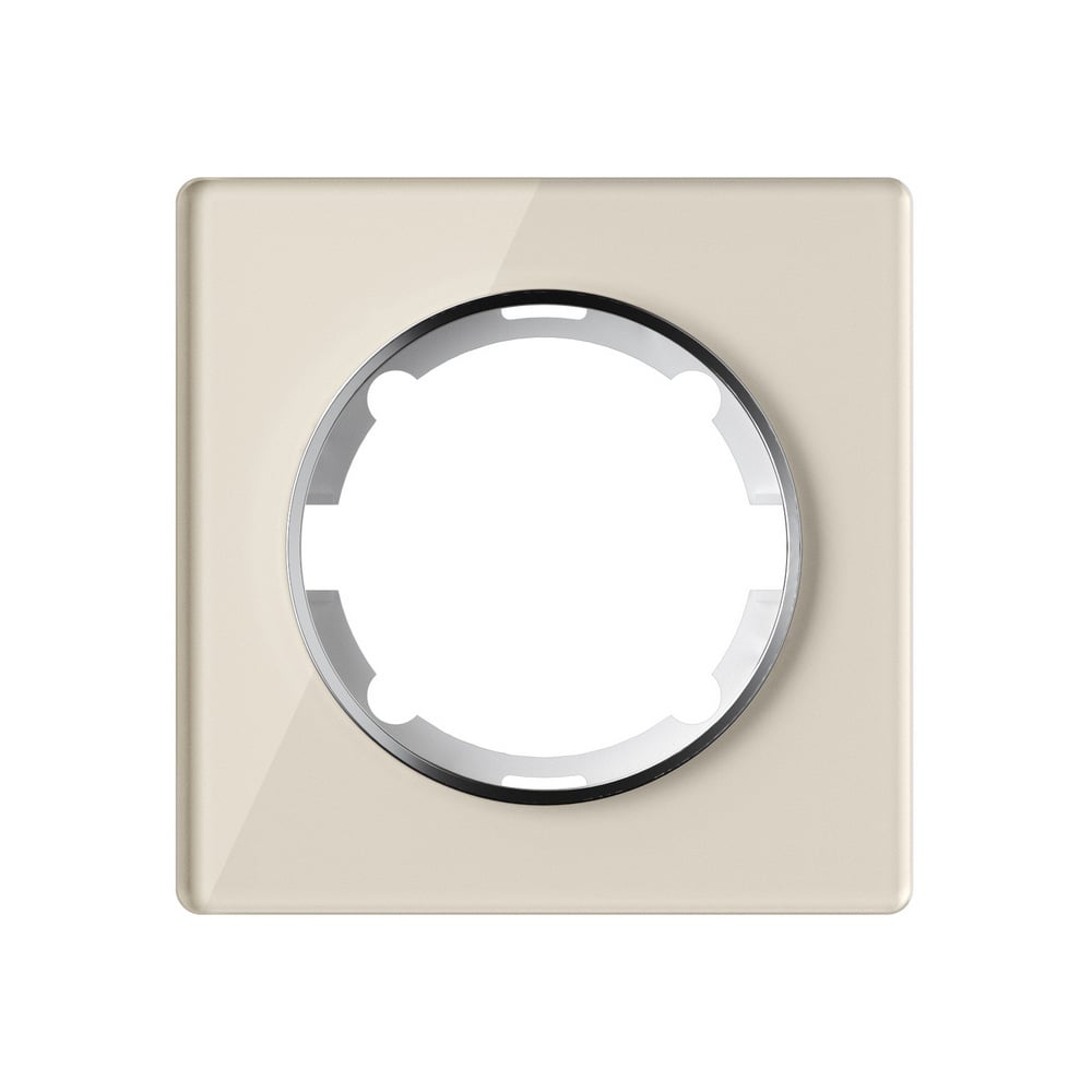 Рамка одинарная OneKeyElectro Garda Бежевый (2E52101302)