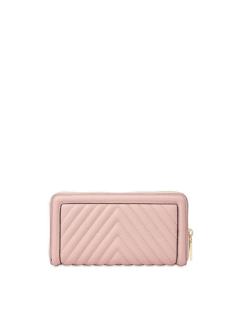 Гаманець жіночий Victoria's Secret Large Wallet with Zip Рожевий (2109010817) - фото 3