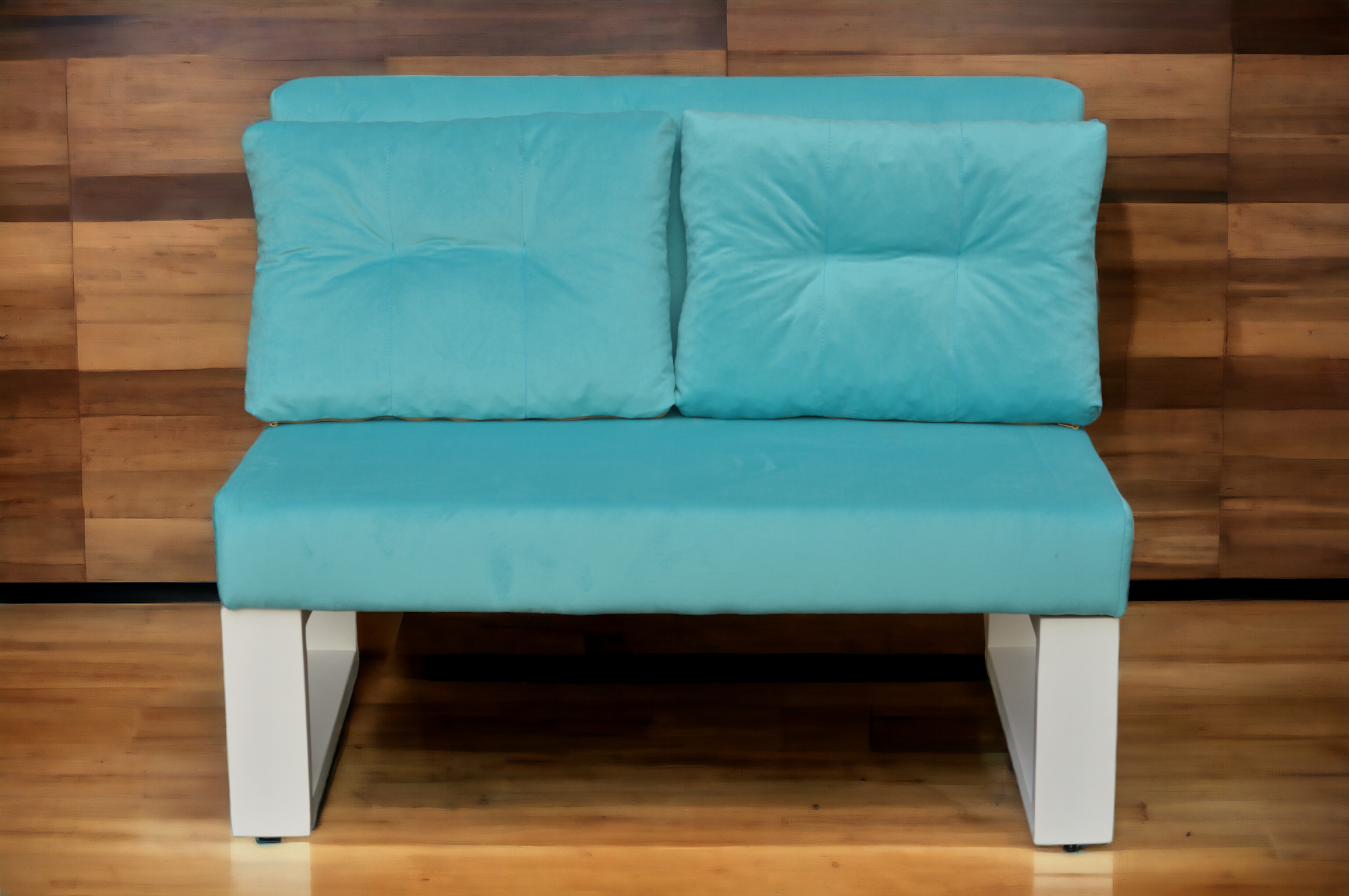 Диван Woodyloftstyle WLS D23 Лофт 1100x690x850 мм Бірюзовий (D-23/М-110/2/J/2/02) - фото 2 Диван Woodyloftstyle WLS D23 Лофт 1100x690x850 мм Бірюзовий (D-23/М-110/2/J/2/02) - фото 2